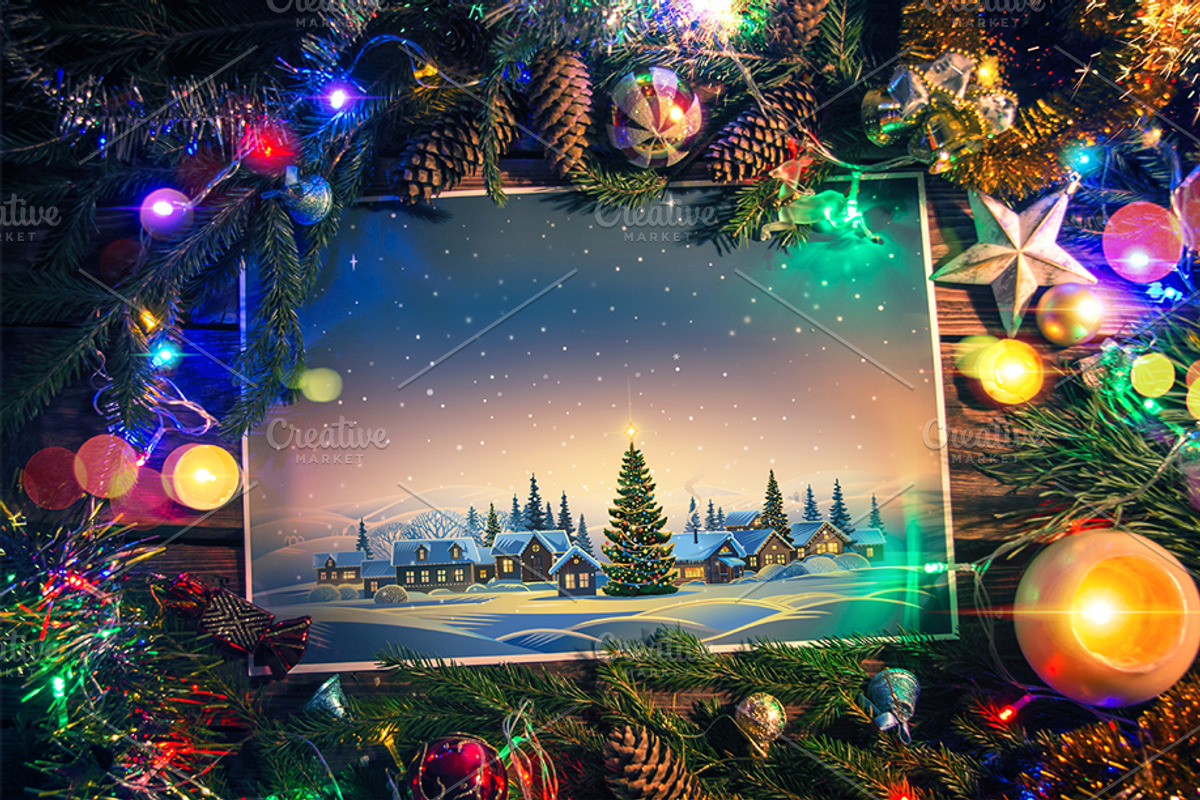 Christmas Village, a Decorative Illustration by Countryside life (Photo 6 of 7)