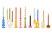 150+ Candle Making Clipart Set, an Object Illustration by Zeukaa (Thumbnail 6 of 15)