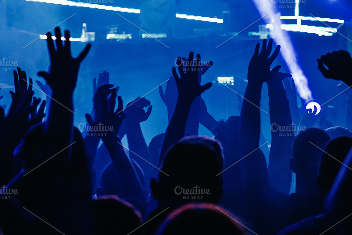 Silhouettes of the palms of crowd, an Arts & Entertainment Photo by jason.zakharychev (Photo 2 of 2)