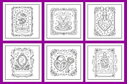 Cozy Tarot Bold &Easy Coloring Book, a Decorative Illustration by Design Station (Thumbnail 2 of 4)