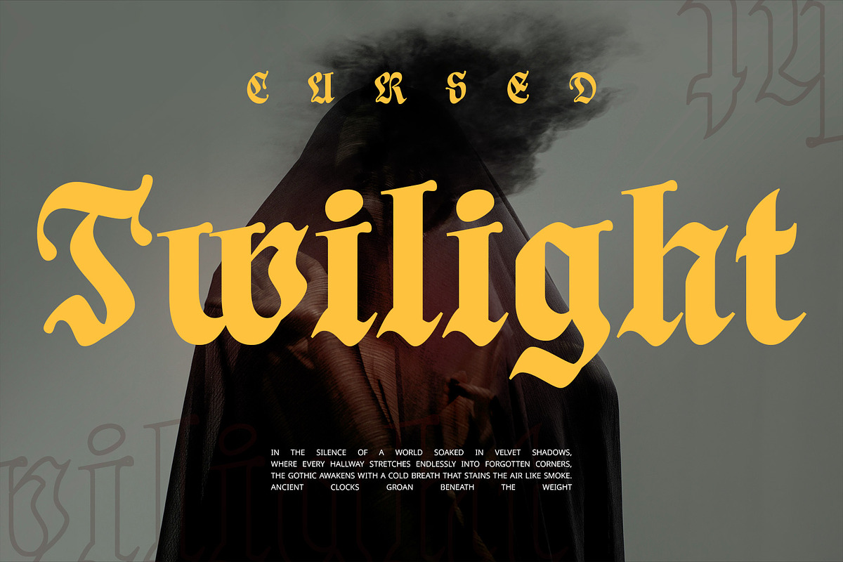CS Rebelion – Blackletter Font, a Blackletter Font by Craft Supply Co. (Photo 7 of 8)