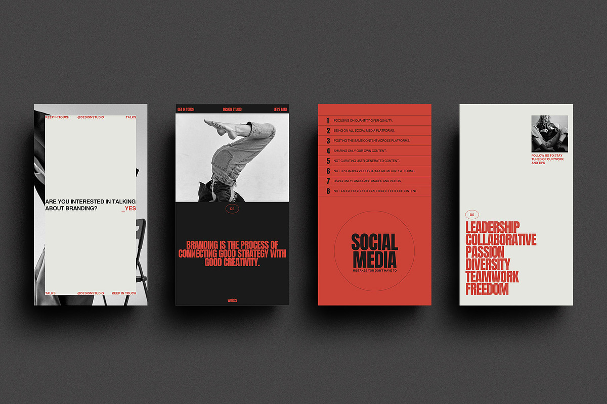 RED | Instagram Template - Stories, a Social Media Template by Moscovita Studio (Photo 5 of 18)