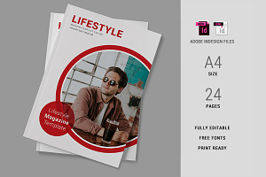 Lifestyle Magazine Template, a Magazine Template by xtratimebd