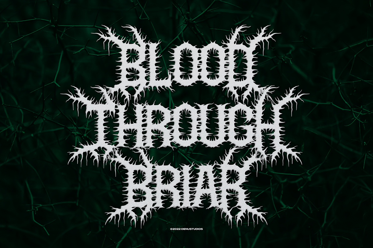 Rotspire | Black Metal Font, a Blackletter Font by Denustudios (Photo 3 of 12)