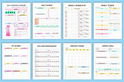 2025 Fitness Planner Bundle Canva, a Stationery Template by Designmela01 (Thumbnail 4 of 6)