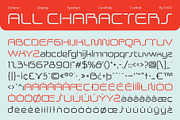 Devano – Futuristic Font, a Sans Serif Font by Craft Supply Co. (Thumbnail 8 of 8)