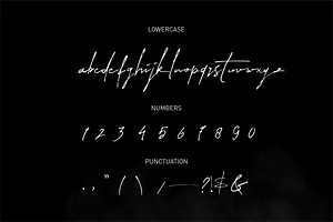 Tulisan Signature Font