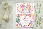 Movie Night Birthday Invitation, an Invitation Template by heynomi (Thumbnail 1 of 19)