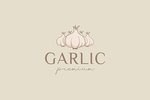 Garlic logo icon illustration, a Branding & Logo Template by Dyn Studio