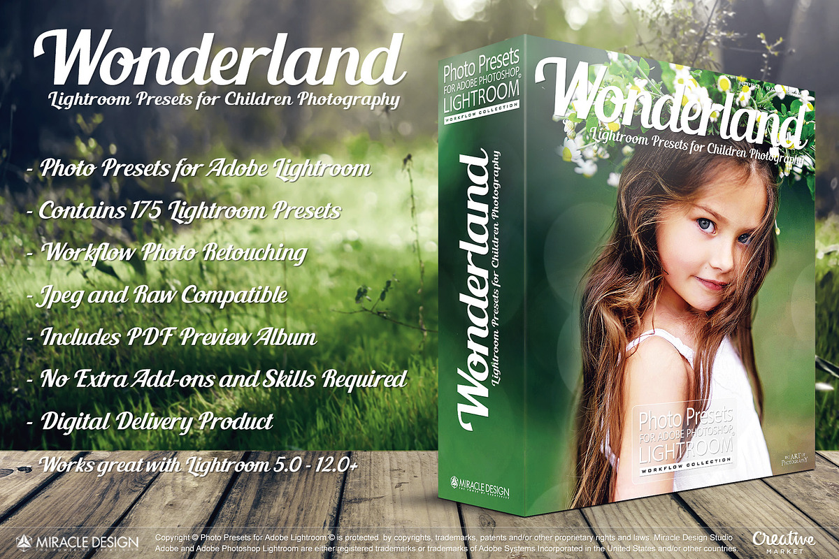 Presets for Lightroom / Wonderland, an Action Add-On by Miracle_Design (Photo 1 of 23)