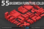 Basemesh Furniture collection, a Furniture 3D Model by MohamedHussien1 (Thumbnail 1 of 8)