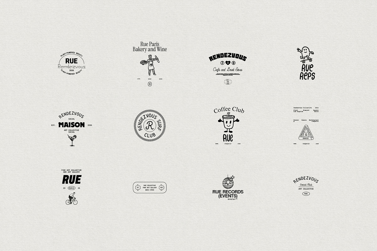 RUE | Logo Kit 2, a Branding & Logo Template by Studio Standard (Photo 6 of 11)