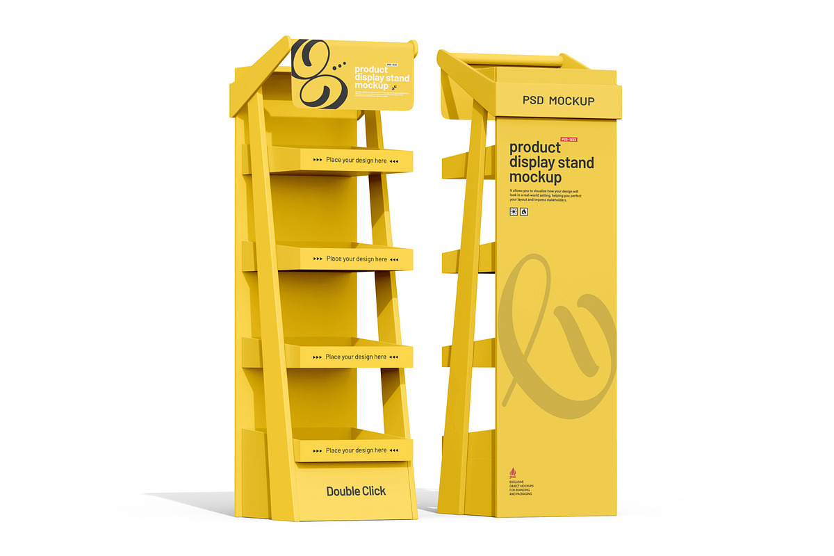 Advertising POS Display Rack Mockup, an Advertising Mockup by Ram Studio LLC (Photo 5 of 10)