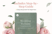 Pink Rose Wedding Website Invitation, a Landing Page Template by Everyday Perfection (Thumbnail 9 of 10)