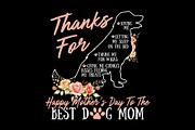 Mother’s Day Dog Mom T-Shirt Design, a Graphic by Vector Portal (Thumbnail 1 of 5)