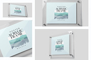 Wall Mounted Acrylic Frame Mockups, a Product Mockup by GfxFoundry (Thumbnail 2 of 6)