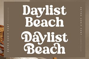 Daylist Beach Retro Serif Font