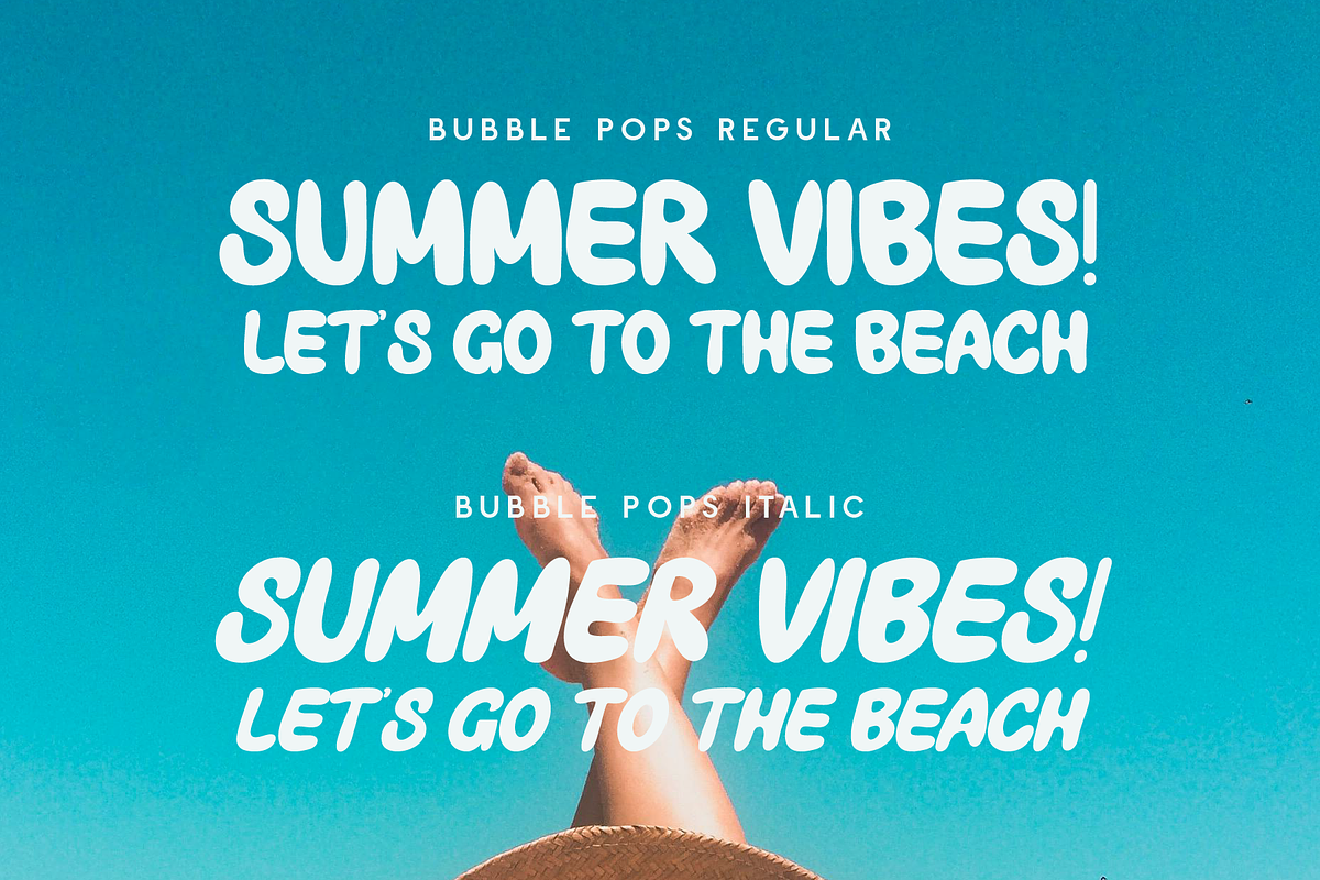 Bubble Pops - Fun Display, a Sans Serif Font by Indotype Foundry (Photo 5 of 10)