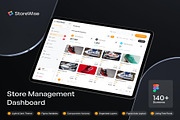 StoreWise Store Management Dashboard, an UI Kit Template by Creative Perspective (Thumbnail 1 of 8)