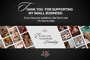Lash and Brow Tech Canva Templates, a Social Media Template by DesignsbyMariaStudio (Thumbnail 12 of 12)