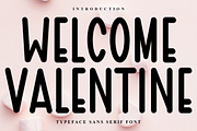 Welcome Valentine, a Script Font by InermediaSTUDIO (Thumbnail 1 of 8)