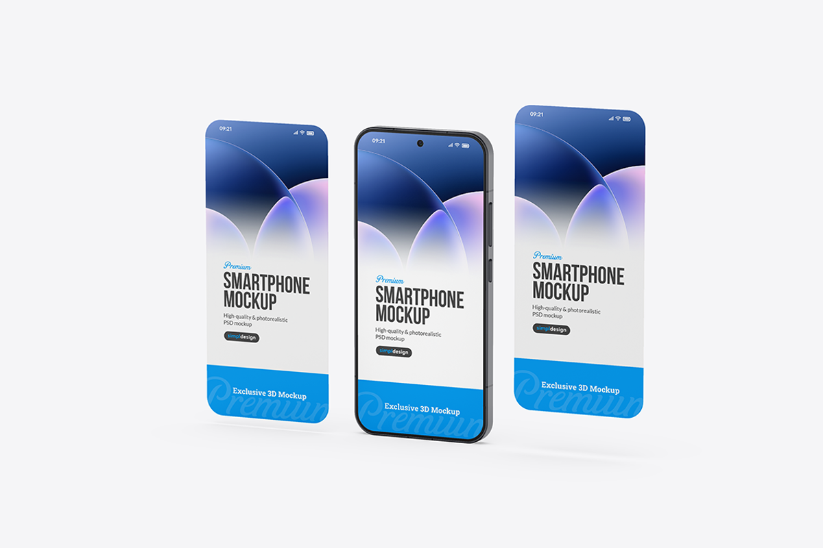 Smartphone Mockup, an Android Mockup by SimplDesign (Photo 5 of 10)