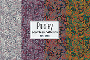 Paisley seamless patterns, a Pattern Graphic by antalogiya (Thumbnail 1 of 5)