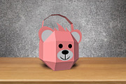 Teddy Bear favor - 3d papercraft, a Print Template by PAPER amaze (Thumbnail 1 of 5)