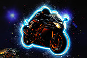 Neon Glow Portrait Photoshop Action, an Action Add-On by Studio Retouch (Thumbnail 3 of 9)