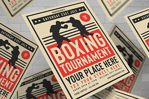 Boxing Tournament Flyer