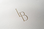 LB monogram, a Branding & Logo Template by LINKED LETTERS STUDIO (Thumbnail 1 of 3)
