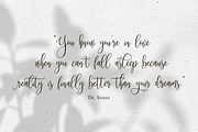 Mollinda - Modern Script Typeface, a Script Font by tebaltipislab (Thumbnail 2 of 10)