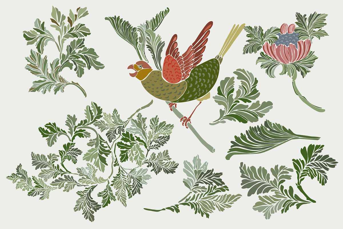 134 Art Nouveau Floral PNG SVG, a Decorative Illustration by Anada Arty (Photo 11 of 11)