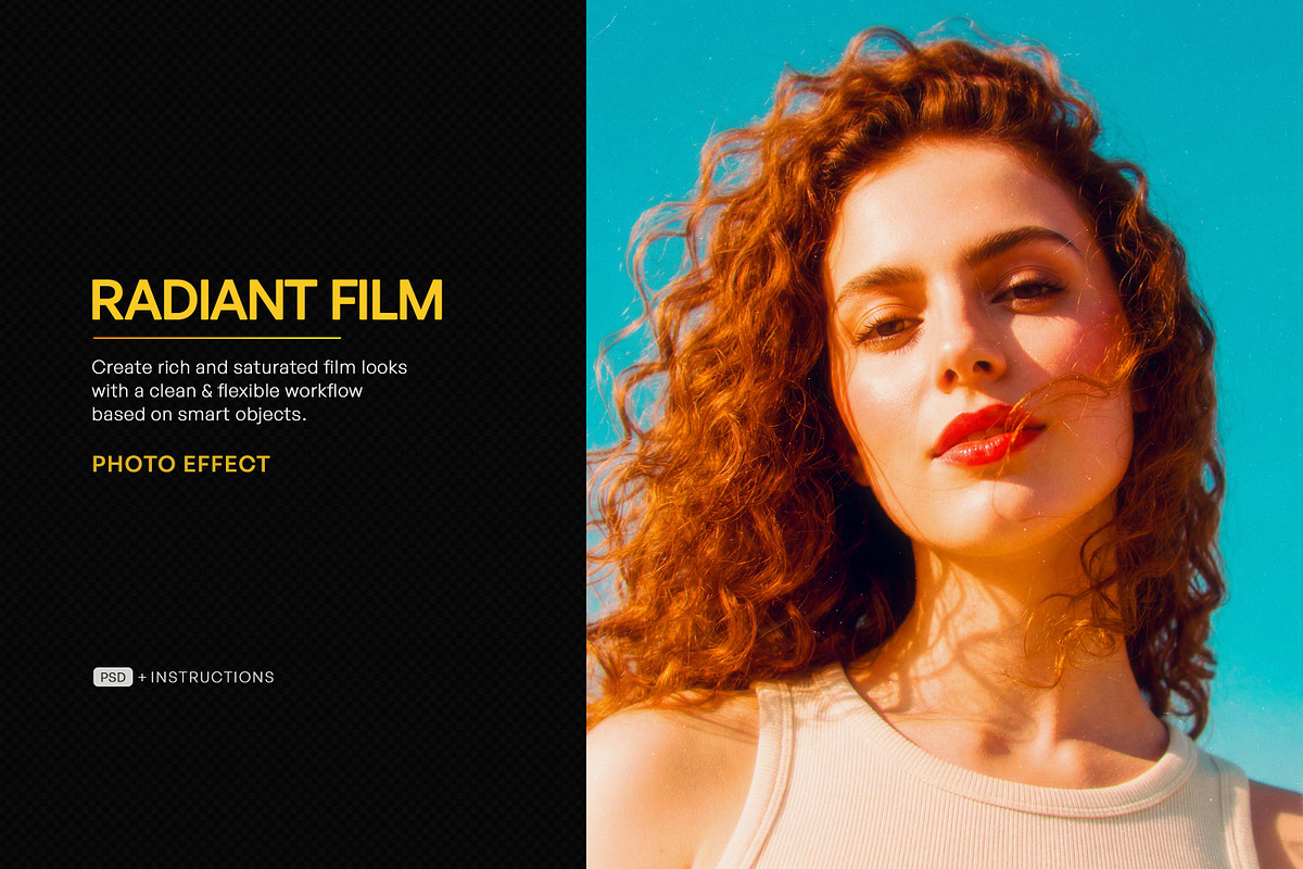 Radiant Film Photo Effect, a Layer Style Add-On by Gromov Design (Photo 1 of 5)