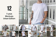 T-shirt Mockups Urban Edition, a Shirt Mockup by Fields (Thumbnail 1 of 25)