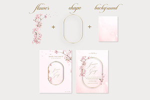 Linnea Pink Wedding Card Creator