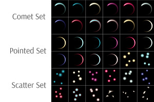 Vector Light Effect Brush Sets