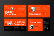 Orange Financial Report PPT, a Presentation Template by Aiyari Graphic (Thumbnail 5 of 5)