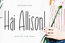 Hai Allison Fun Business Font