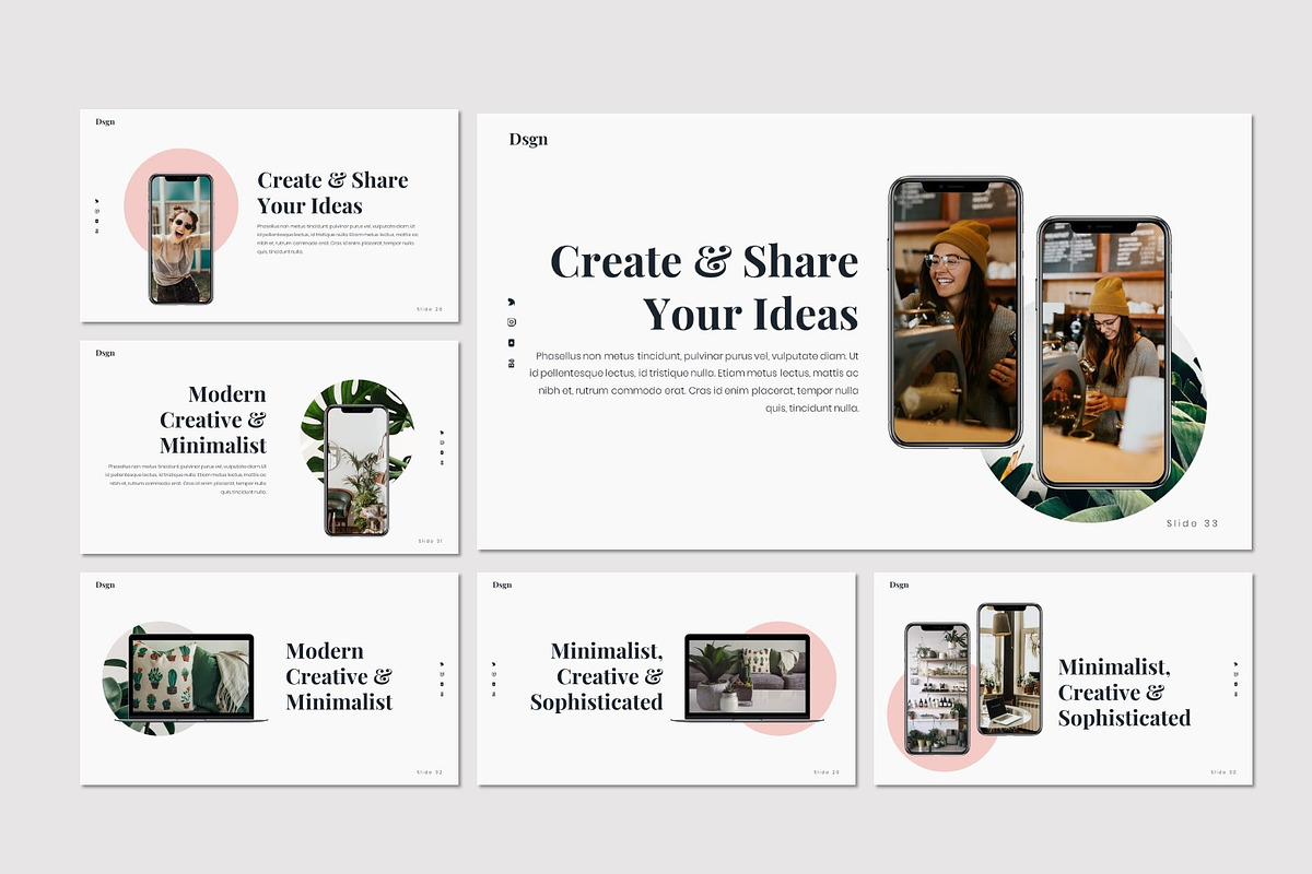 Dsgn - Google Slides, a Presentation Template by deasign (Photo 6 of 14)