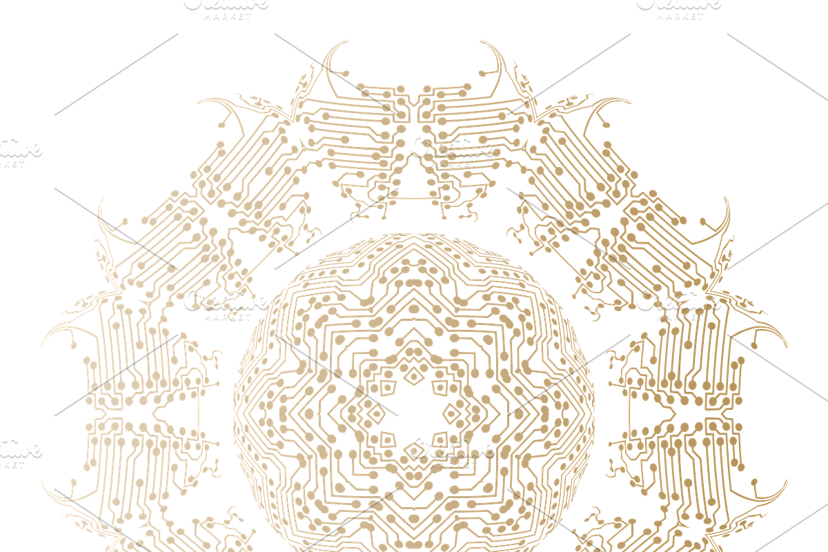 Bundle of 12 technology backgrounds, a Decorative Illustration by VectorShop (Photo 18 of 25)