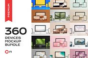 360 device mockup bundle iphone, a Device Mockup by FoundImages (Thumbnail 1 of 84)
