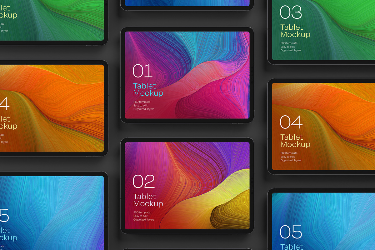 iPad Pro Mockup Set | Tablet Screen, an iPad Mockup by Deeplab (Photo 18 of 19)