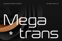 Megatrans - Futuristic Font