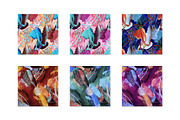 Abstract Watercolor Patterns Set, a Pattern Graphic by GALAKAM (Thumbnail 2 of 15)