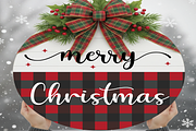 Christmas Round Sign Ornament PNG, an Object Graphic by EllaMaiyaali (Thumbnail 2 of 3)