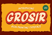 Grosir | Grocery Font, a Handwritten Font by LetterStuff Typefoundry (Thumbnail 1 of 9)