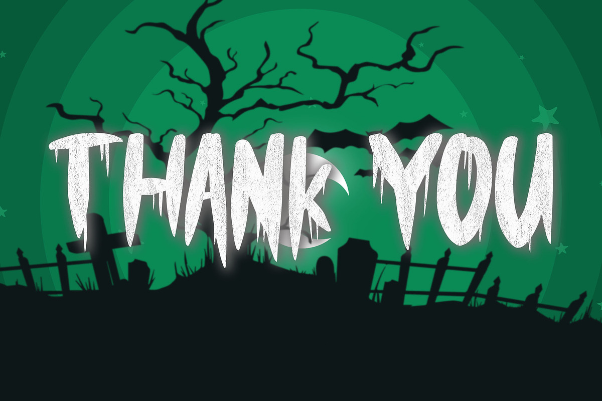 HOMEMAM - Halloween Font, a Font by NTC Graphic (Photo 5 of 5)