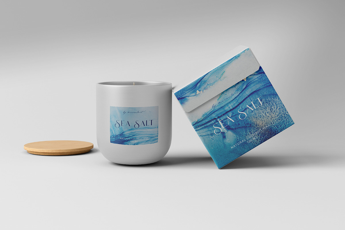Ocean blue abstract backgrounds, a Texture Graphic by MiraEl Art (Photo 8 of 14)