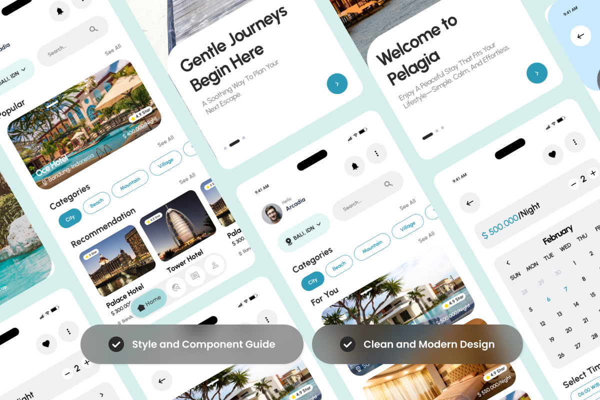 Pelagia – Premium Hotel Booking App, a Websites & App Template by productype1 (Photo 3 of 5)